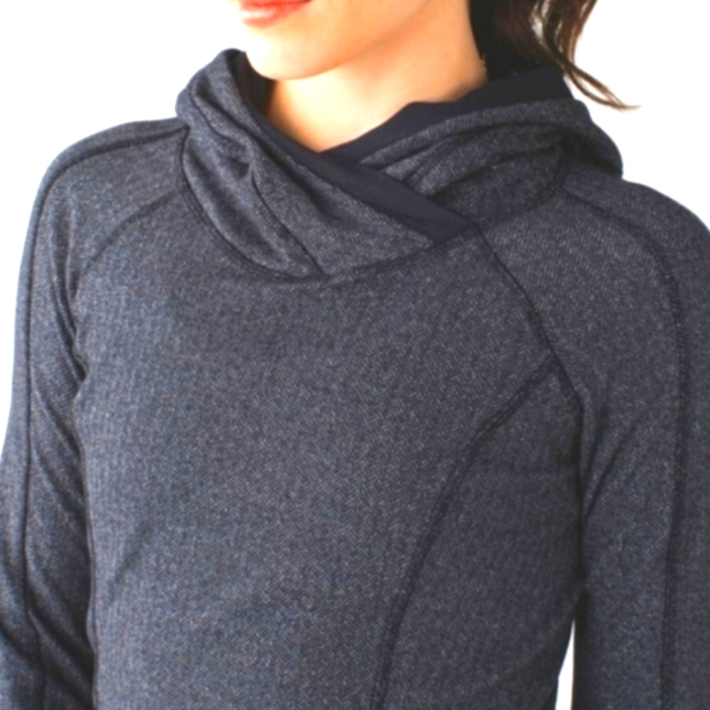 Lululemon "Think Fast" Slim Cut Hoodie Pullover - Picture 4 of 10